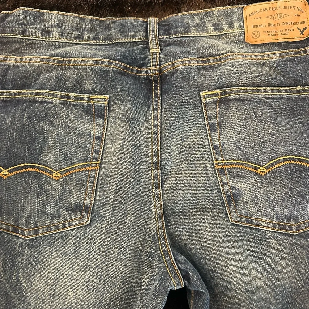 American Eagle Light Wash Straight Leg Jeans Men’s 33x30 Classic Denim Casual